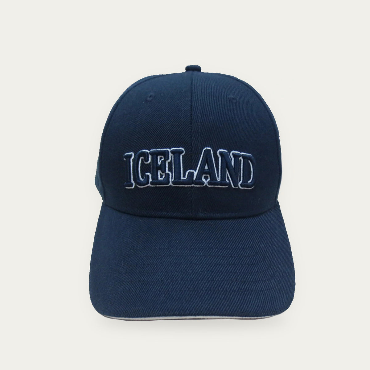 Cap ICELAND Navy silhouett of map