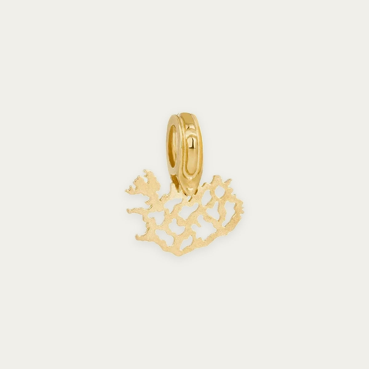 FILIA GOLD PLATED ISLAND CHARM