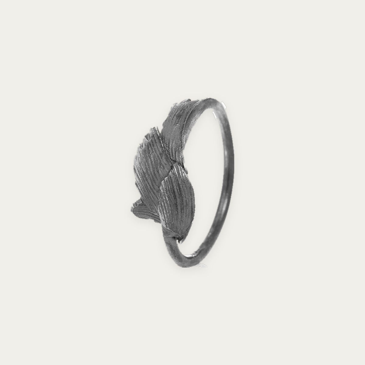Aurum Swan Ring Silver Oxidized (Swan 403 OX)