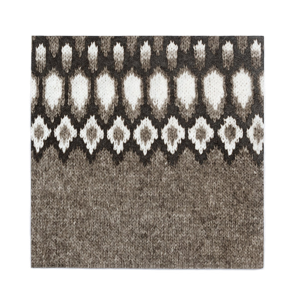 Brown wool napkins