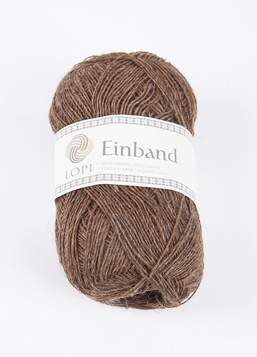 Icelandic sweaters and products - Einband 0853 Wool Yarn - Brown Einband Wool Yarn - NordicStore