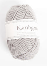 Icelandic sweaters and products - Kambgarn - 1202 Frost Grey Kambgarn Wool Yarn - NordicStore