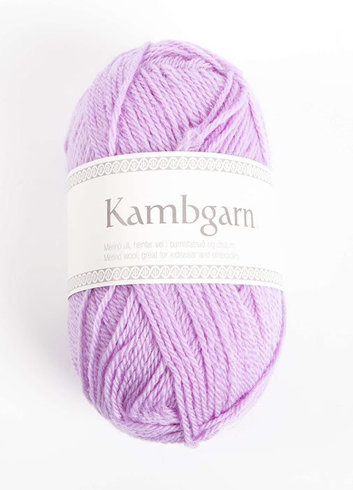 Icelandic sweaters and products - Kambgarn - 1223 Lilac Kambgarn Wool Yarn - NordicStore