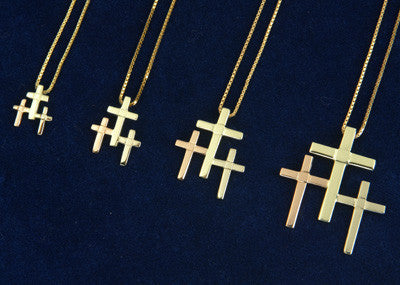 Golden Trinity Necklace Nordic Store