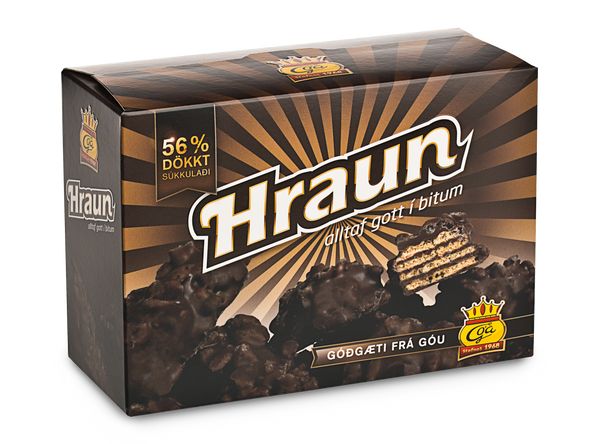 Goa Hraunbitar - LAVA BITES (200gr)  56%  Dark Chocolate
