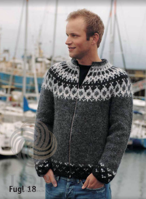 Icelandic sweaters and products - Fugl knitting kit Wool Knitting Kit - NordicStore