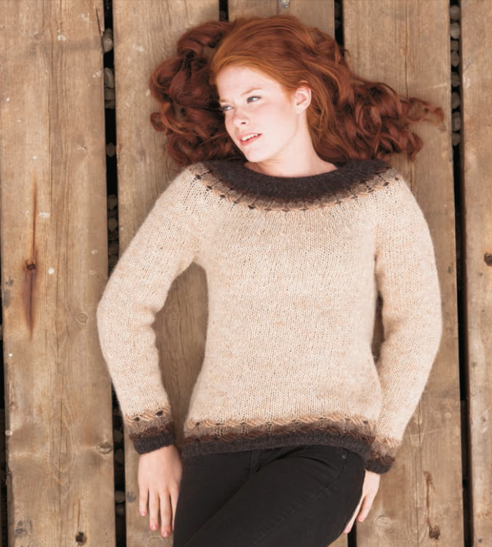 Icelandic sweaters and products - Kross - knitting kit Wool Knitting Kit - NordicStore