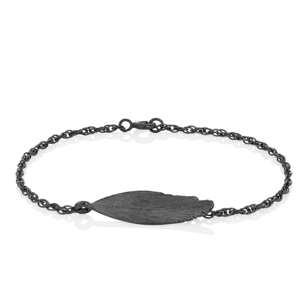 Raven Oxidized Silver Bracelet (Raven 305 OX)