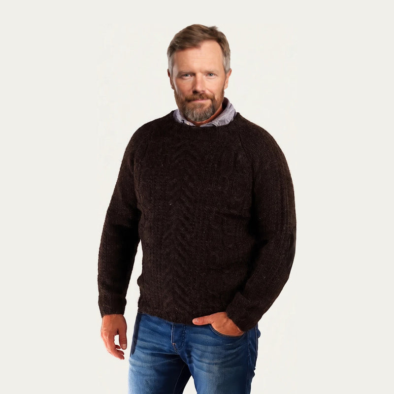Gudbjartur Wool Sweater Sheep Black