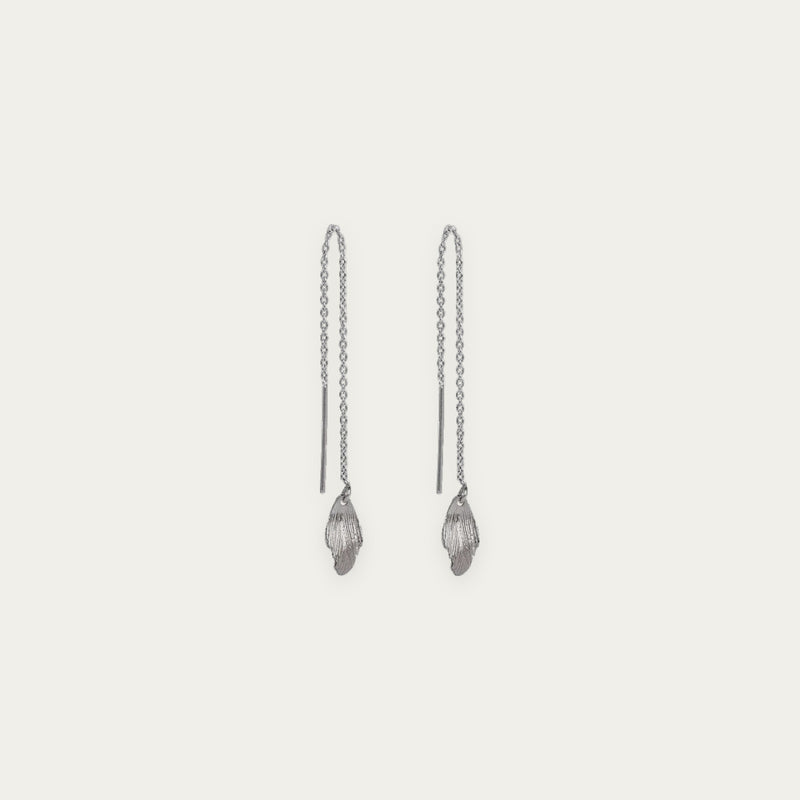 Raven Oxidized Silver Earrings (Raven 104K OX)