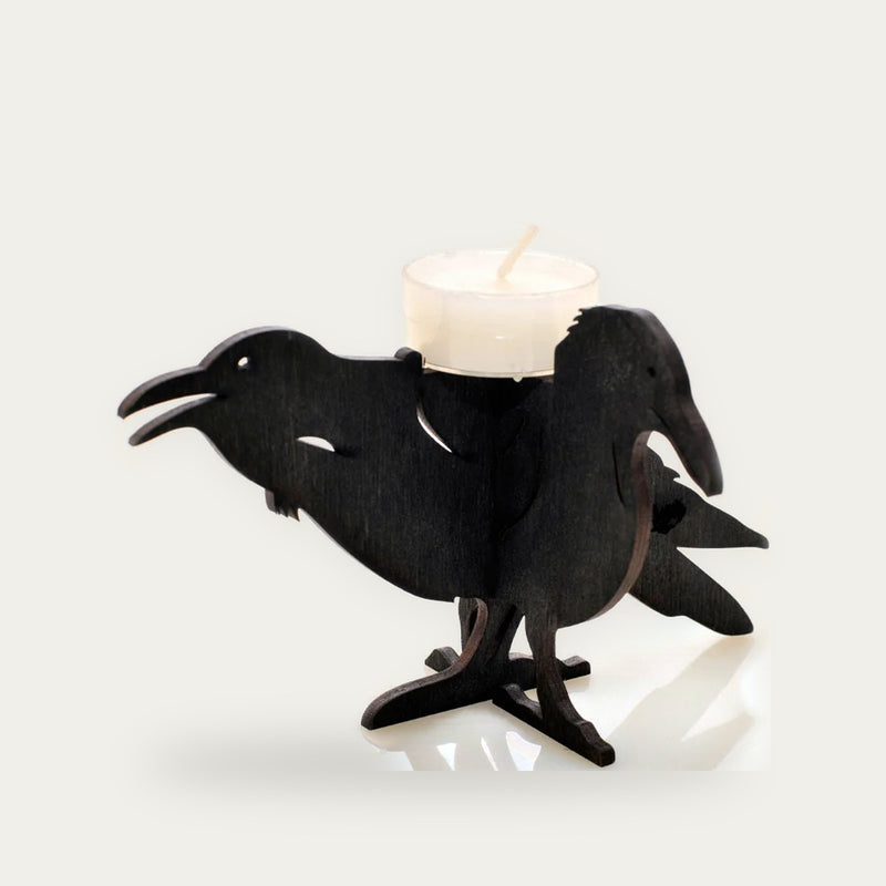 Candle Holder Odin's Raven
