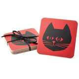 Yule Cat Coster (4 pack)