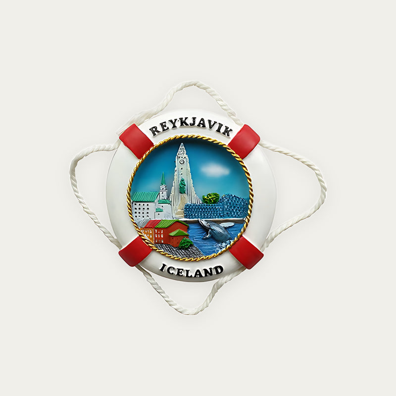 Magnet Lifebuoy Reykjavik