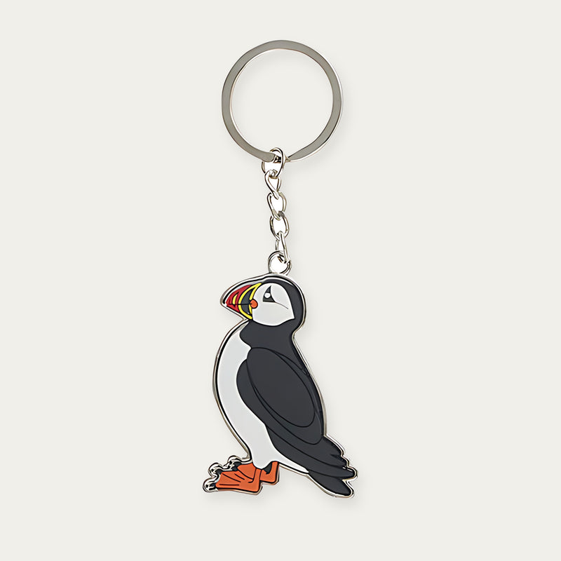 Keyring Puffin Soft PVC zinc alloy