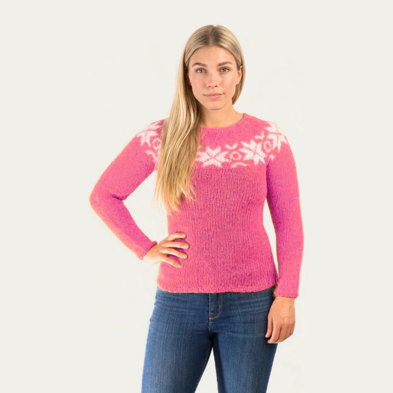 Eykt Wool Pullover Rose Heather