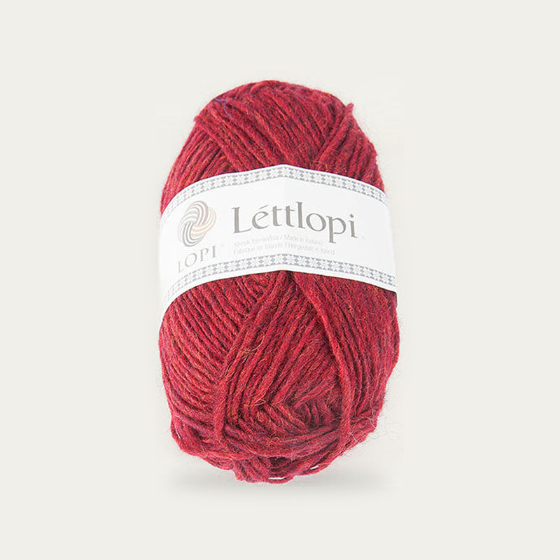 Lett Lopi 1409 - garnet red heather