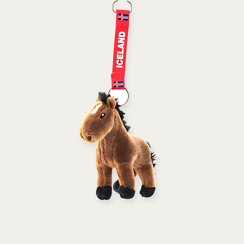 Keyring Icelandic Horse Dark brown