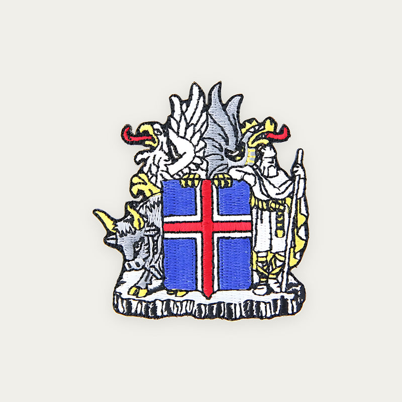 Embraided badge Skjaldarmerkir