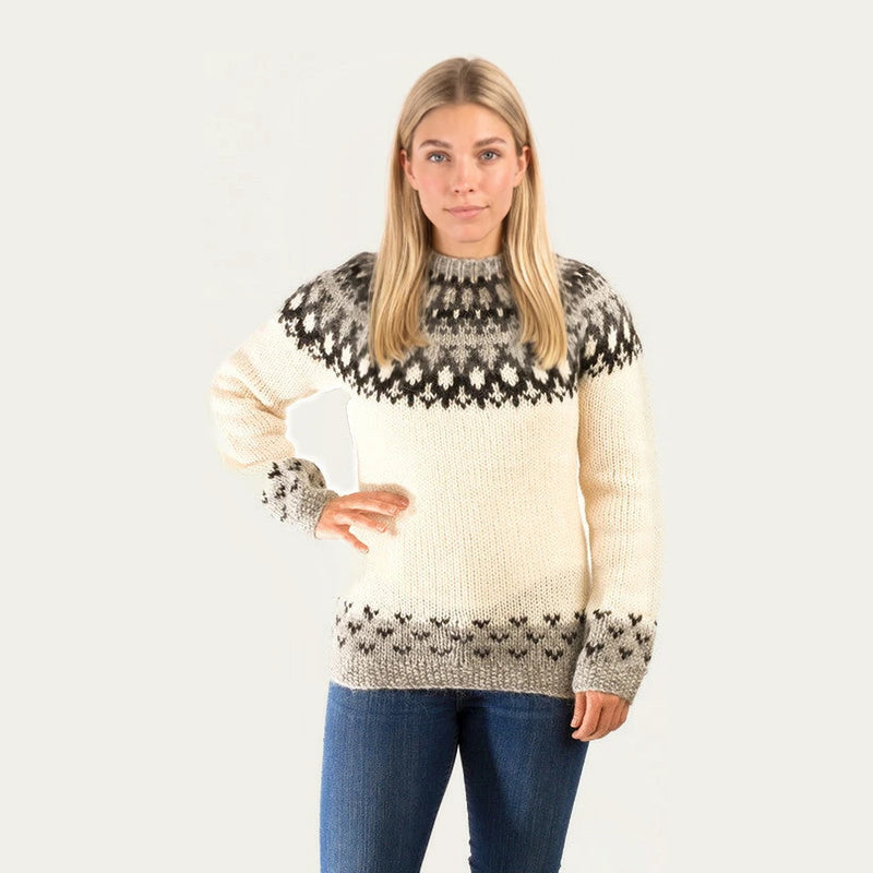 Skipper Wool Pullover White