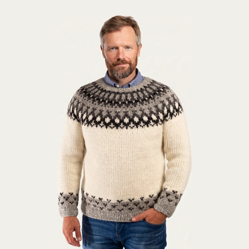 Skipper Wool Pullover White