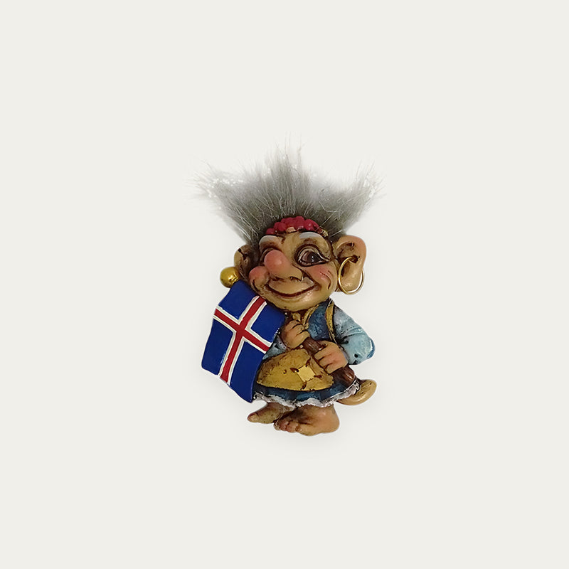 Magnet Trolla with Flag