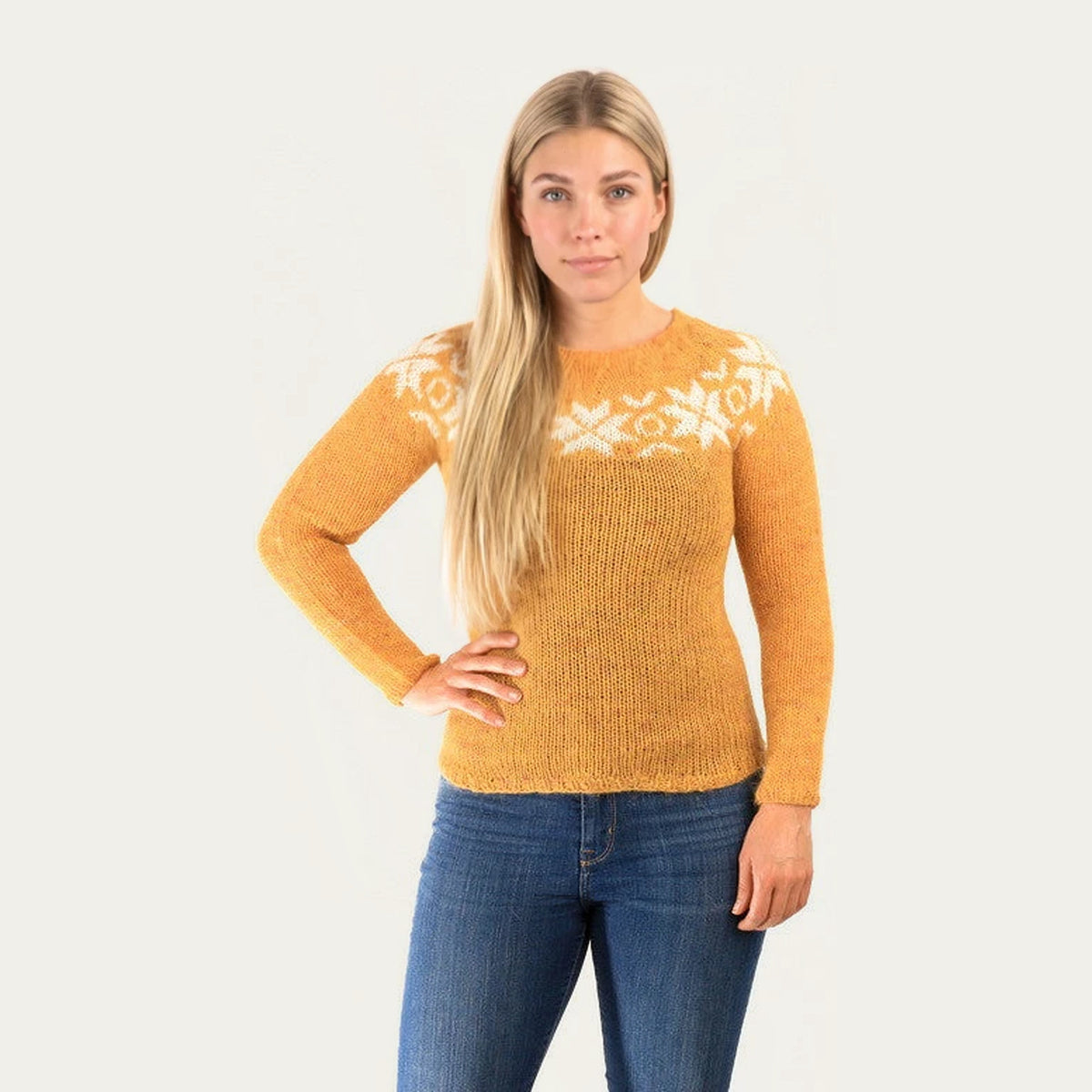 Eykt Wool Pullover Yellow