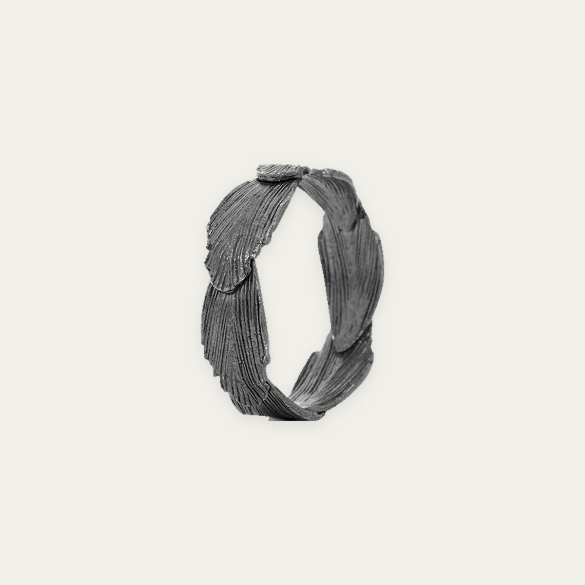 Raven Oxidized Silver Ring (Raven 402)
