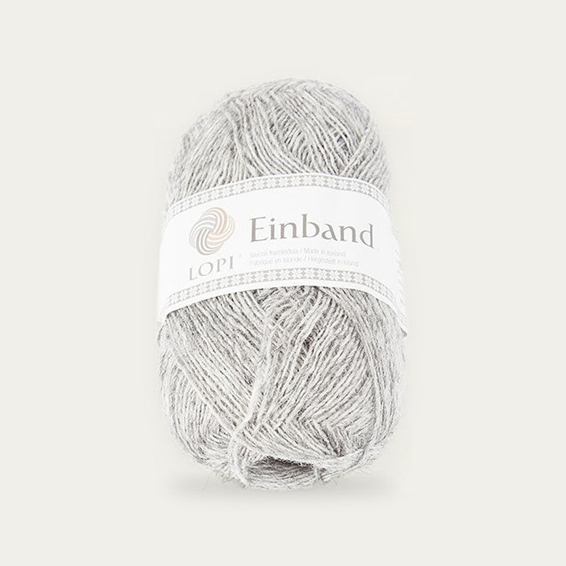Einband 1027 Wool Yarn - Light Grey Heather