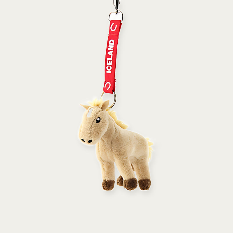Keyring Icelandic Horse Light brown