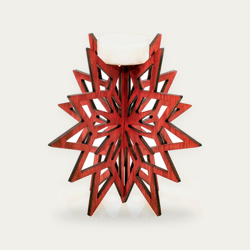 Candle Holder Christmas Star