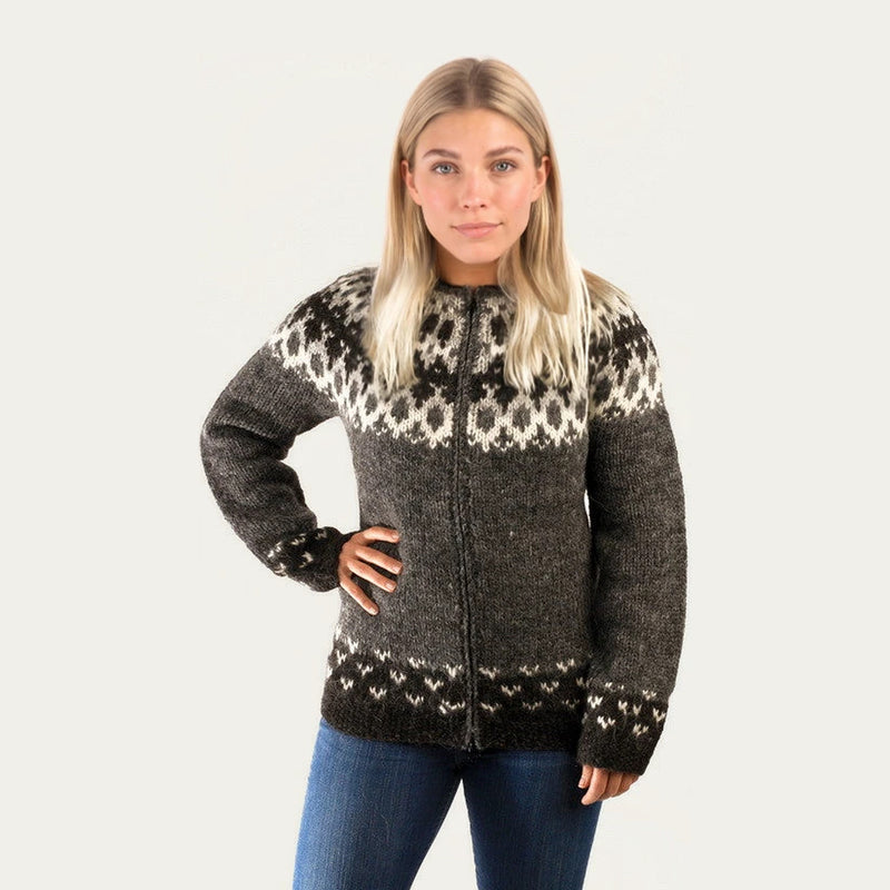 Skipper Wool Cardigan Grey
