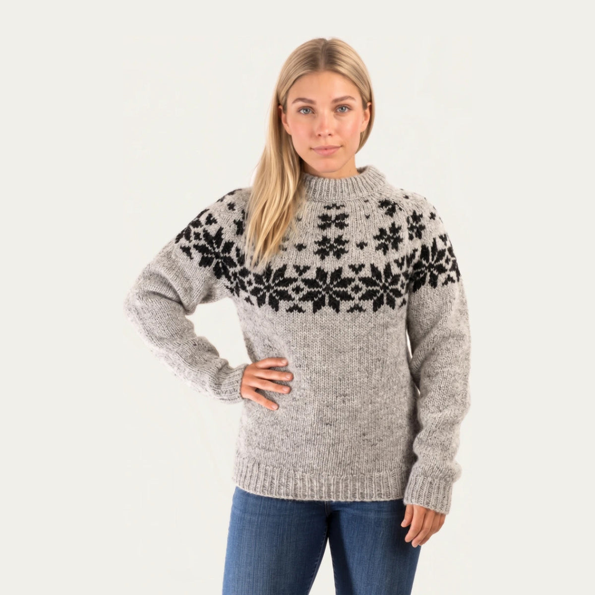 Fönn Wool Sweater Grey