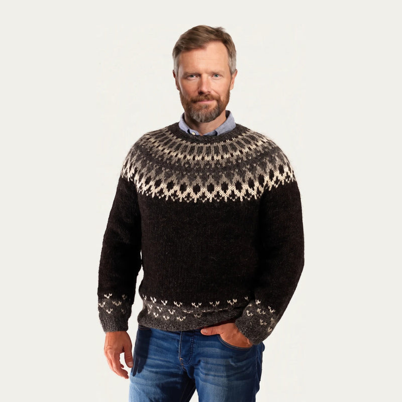 Skipper Wool Pullover Black