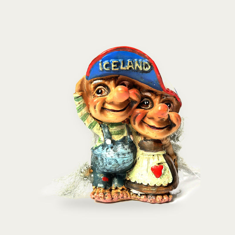 Troll with cap Iceland 6 cm
