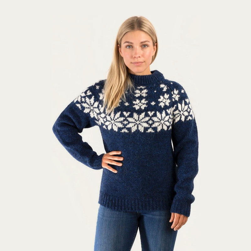 Fönn Wool Sweater Blue