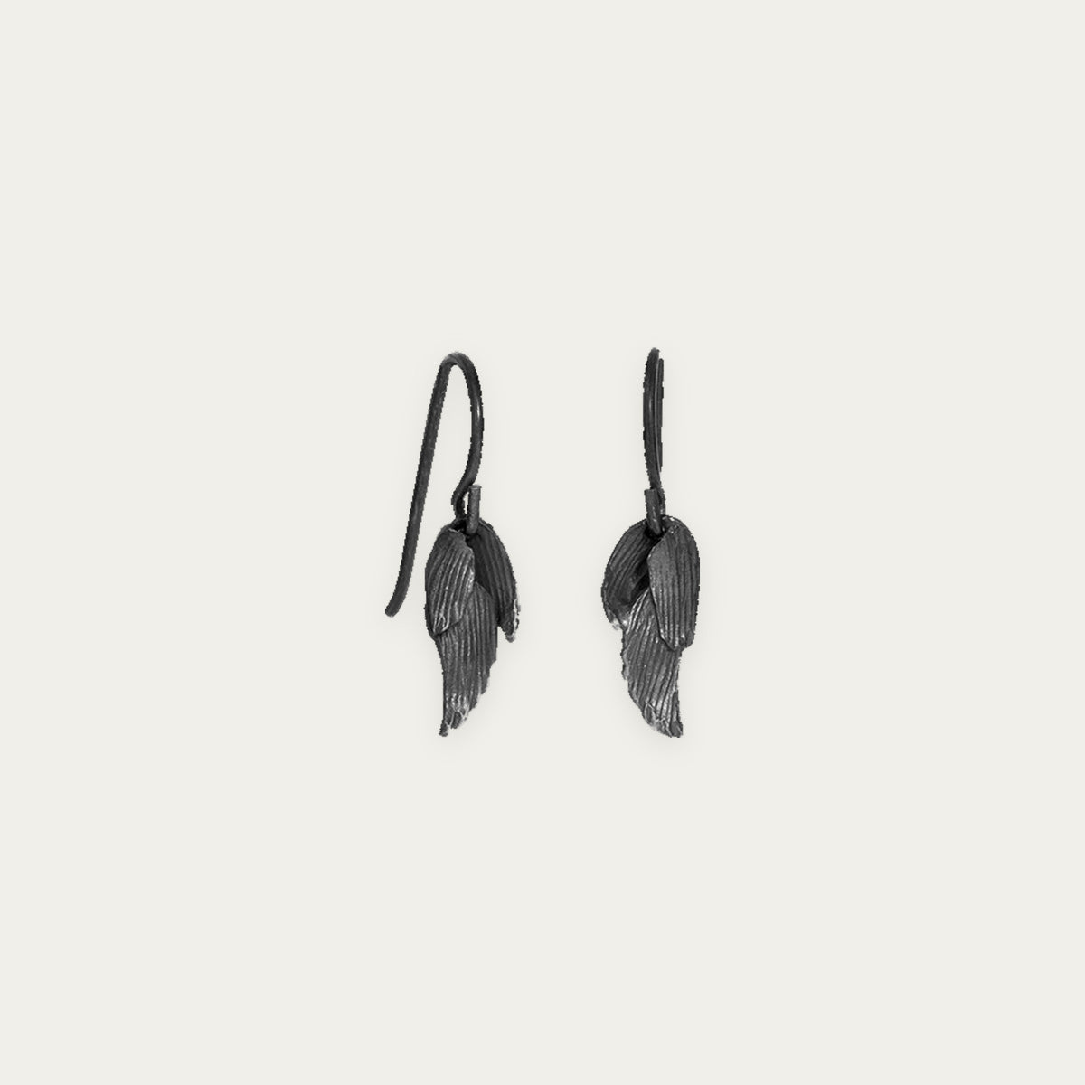 Aurum Swan Earring Silver Oxidized (Swan 113 OX)