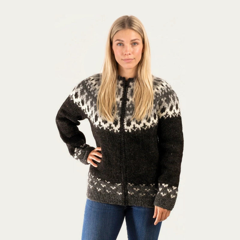 Skipper Wool Cardigan Black