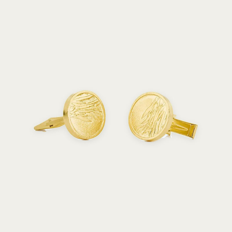 MEN'S CUFFLINKS - RAVEN golden