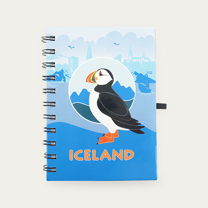 Note book w. pen Puffin