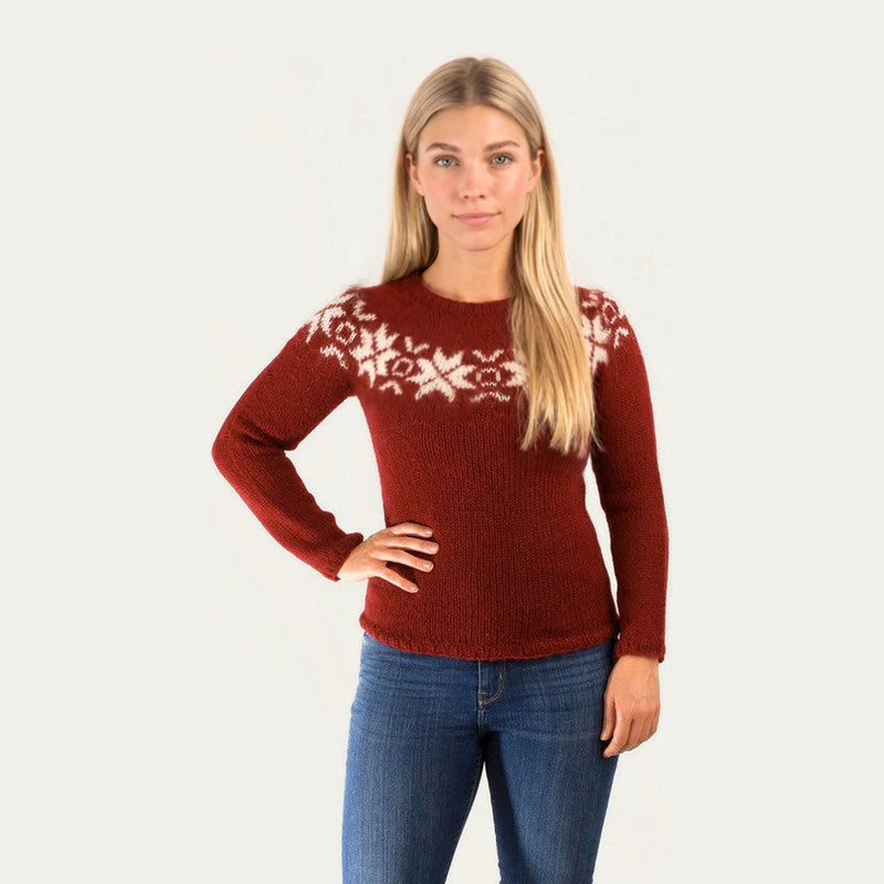 Eykt Wool Pullover Red