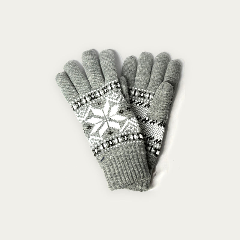 Frost knitted Gloves Fair Isle, Scandinavia