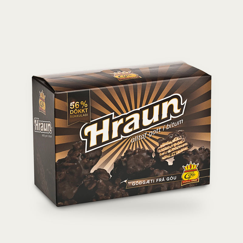 Goa Hraunbitar - LAVA BITES (200gr)  56%  Dark Chocolate