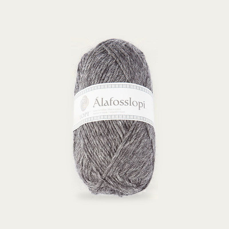 Alafoss Lopi 0058 - dark grey heather