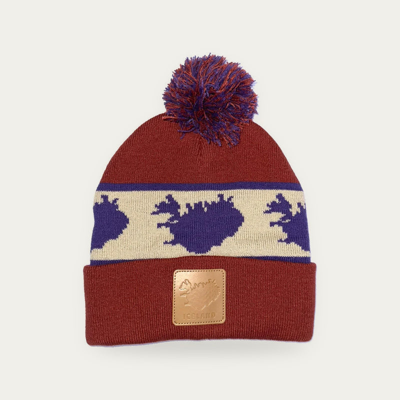 Frost knitted hat w.Iceland pattern