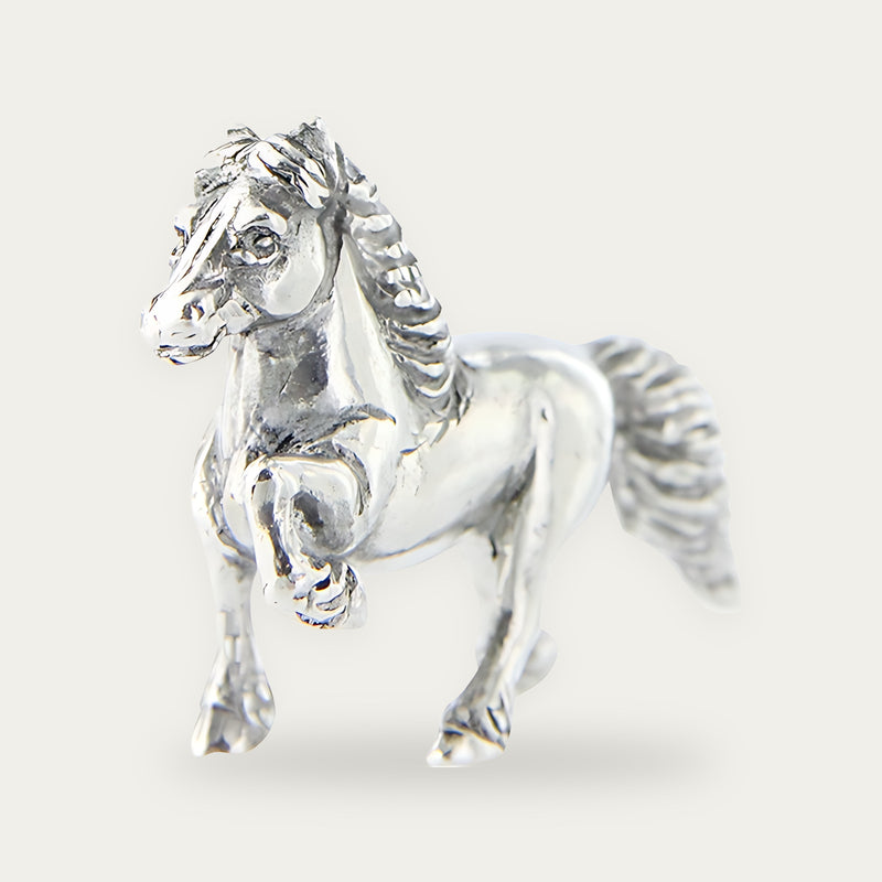 Figurine pewter Icelandic horse 3cm