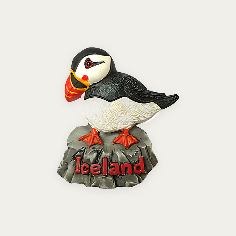 Magnet Puffin on rock