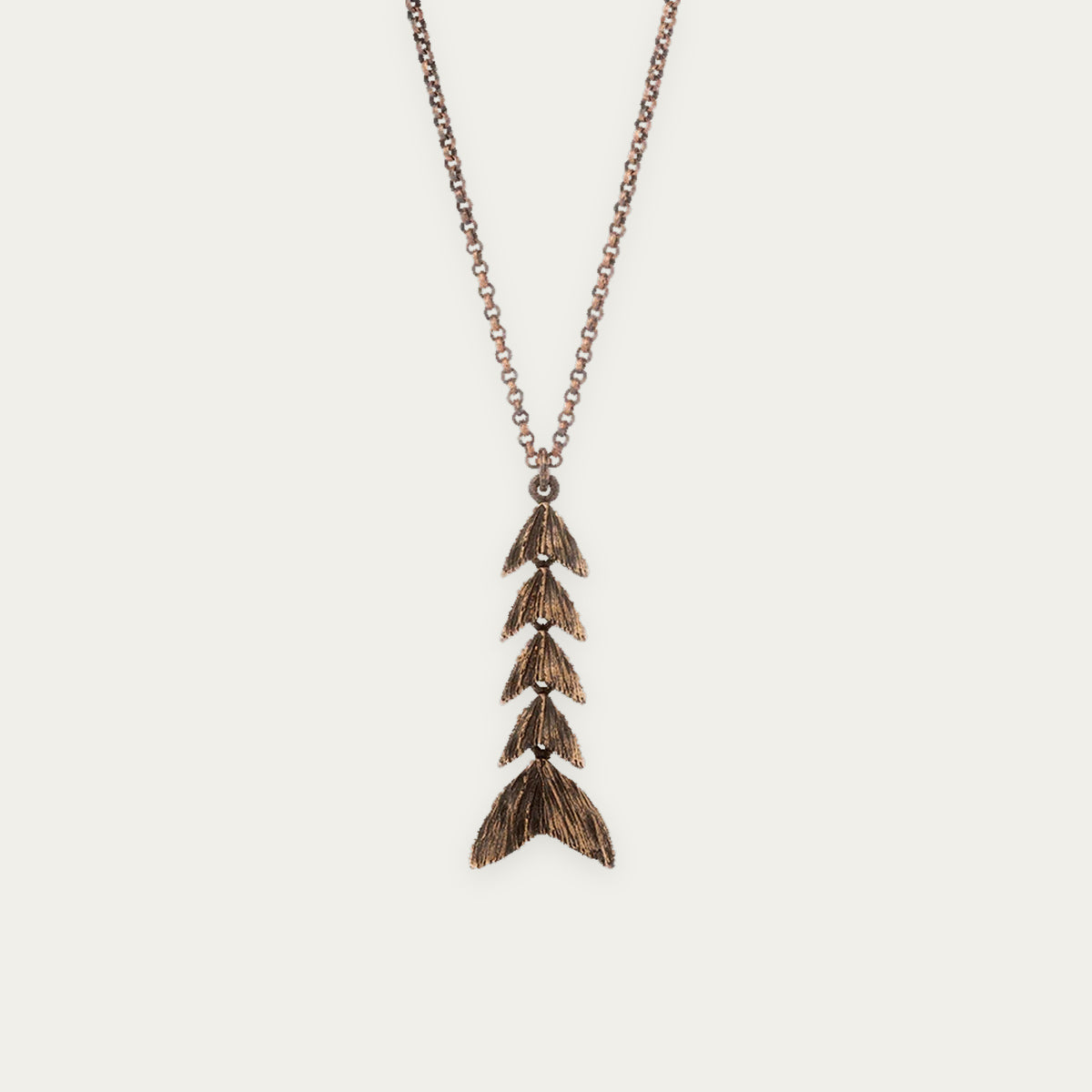LAX NECKLACE bronze