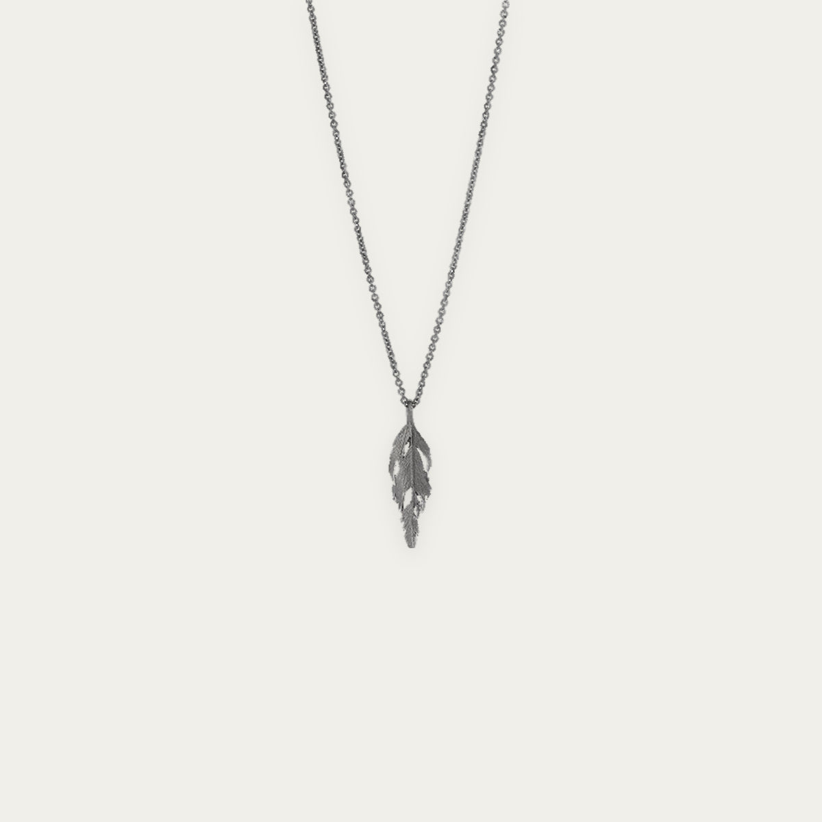 Aurum Oxidized Silver Falcon Necklace (Falcon 205 OX)