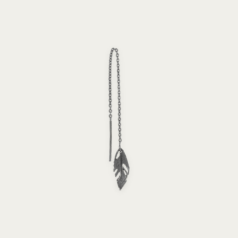 Aurum Oxidized Silver Falcon Earrings (Falcon 103 OX)