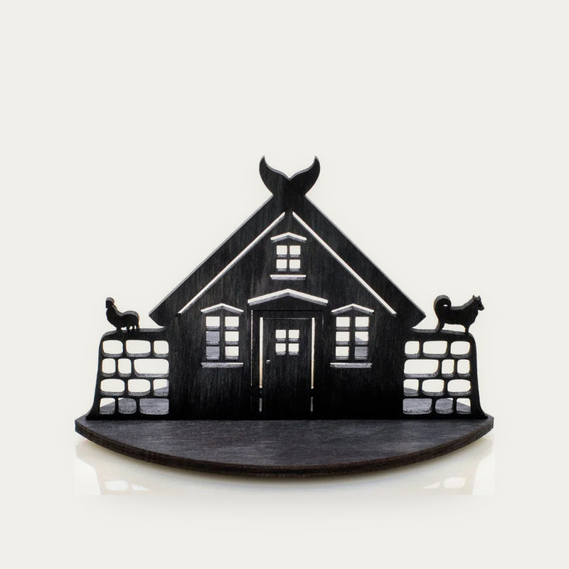 Candle Holder Small Farm House